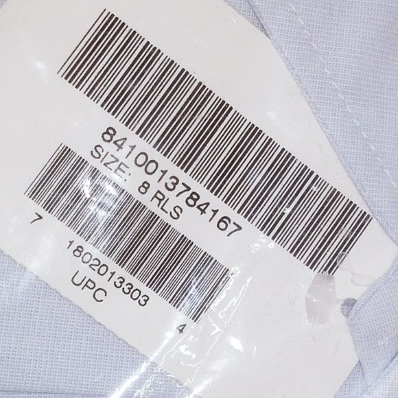 US Military Navy 8 Regular Button Long Sleeve Shirt still in the Naval Packaging - Picture 2 of 5